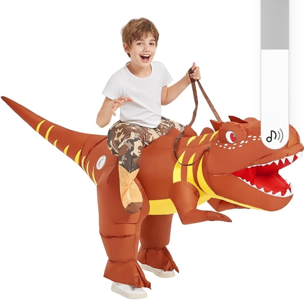 Kids Inflatable Dinosaur Costume 48"